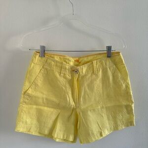 Yellow Women's Shorts
